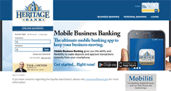 Desktop Screenshot of bankheritage.com